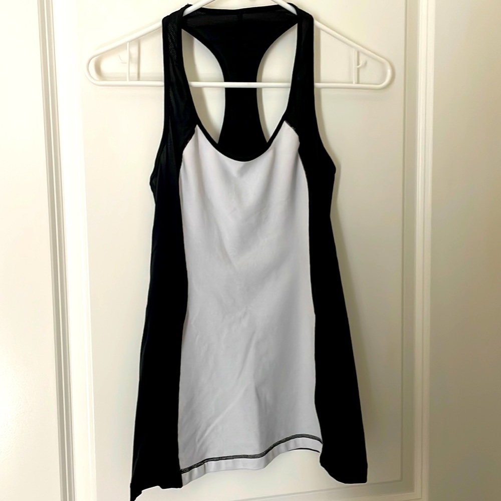 Color Block Technical Mesh Back Racerback - image 1